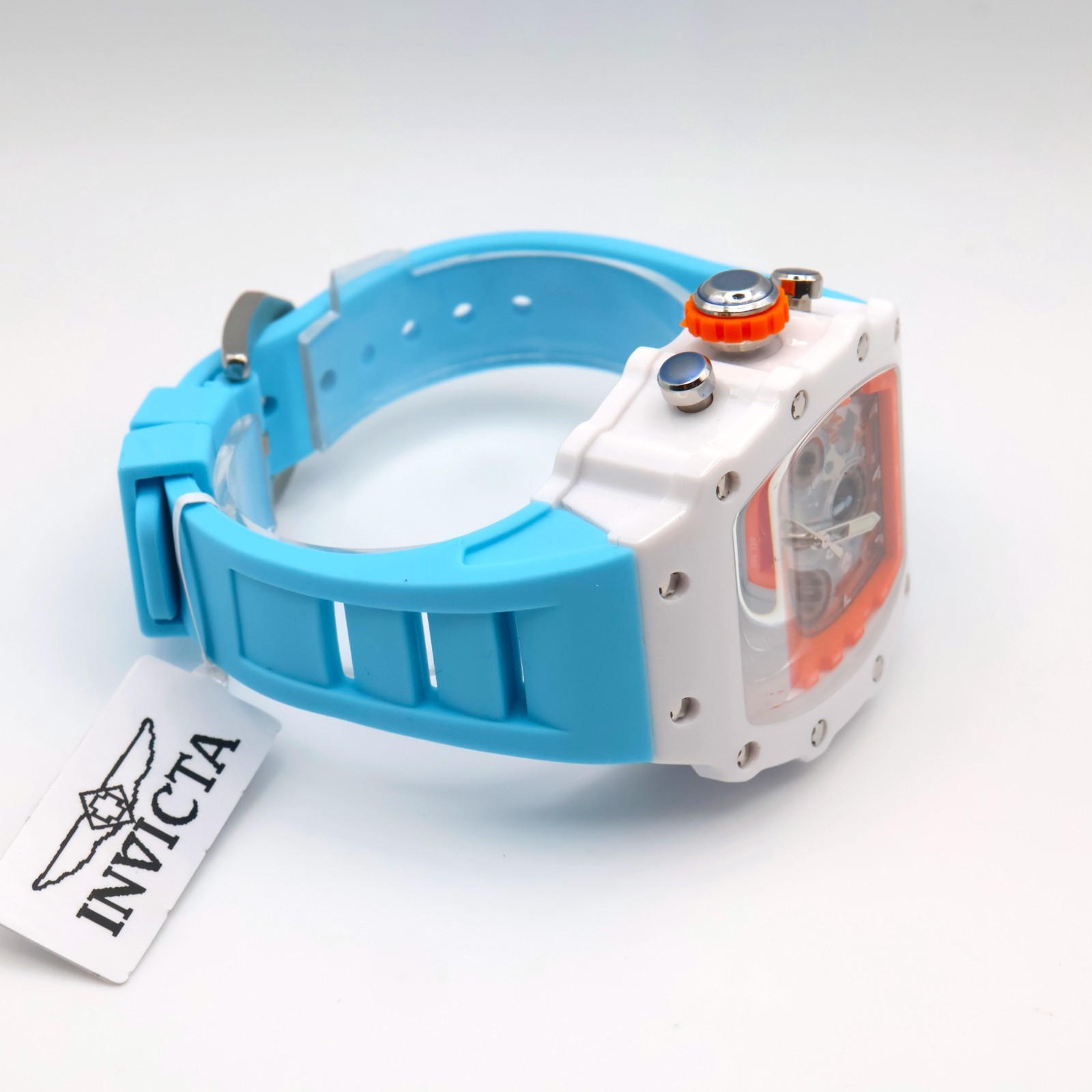 Invicta Racing Valxor Unisex Watch – 40mm, Light Blue (69774)