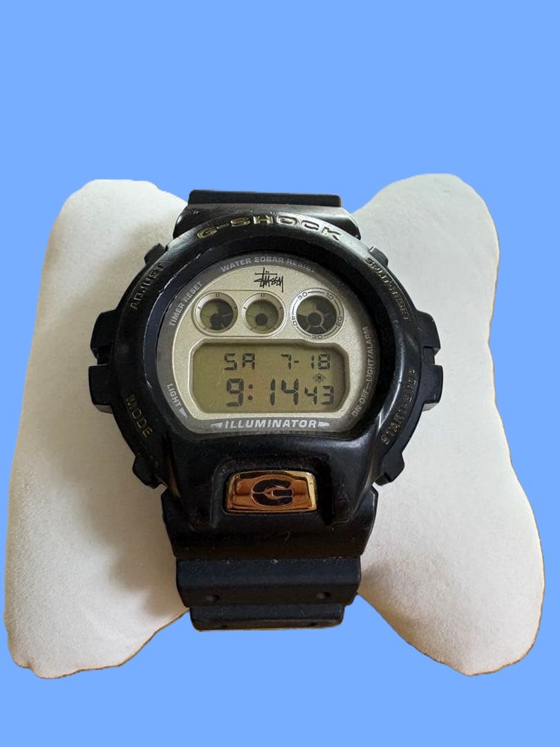 Casio G-Shock x Stussy Collaboration DW-6900 Black Limited Men Watch Rare JP