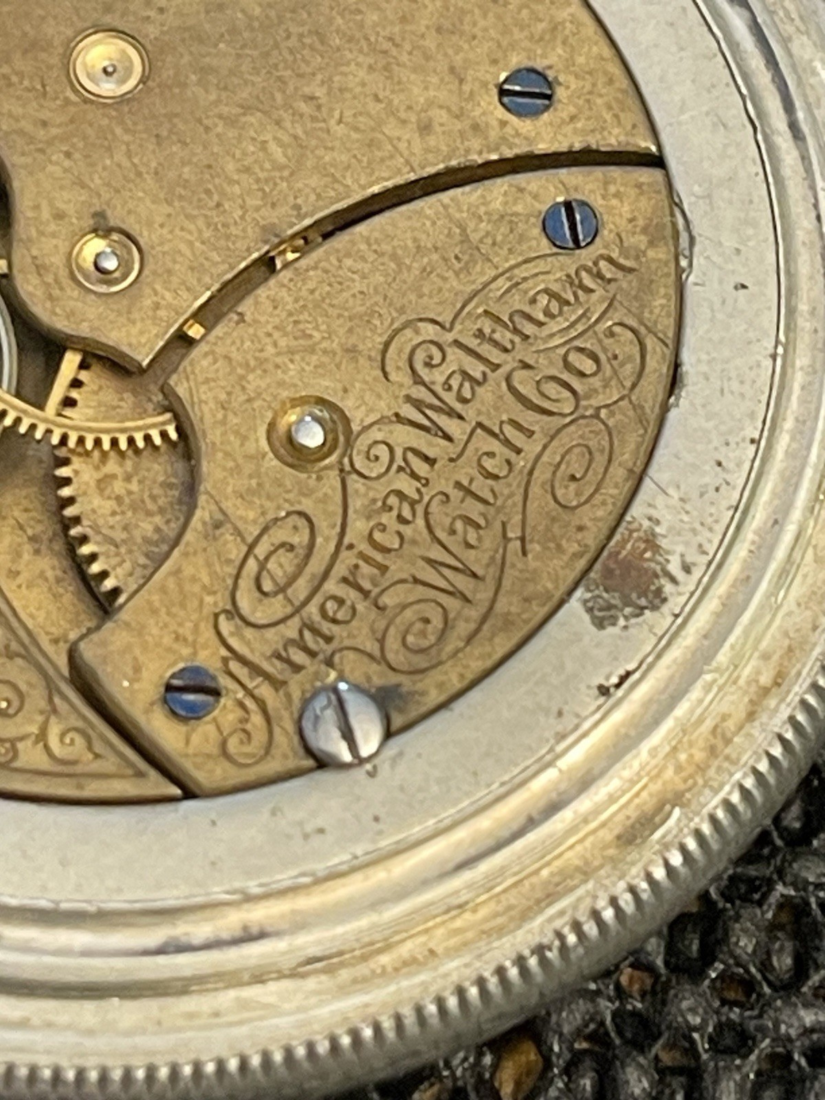 1909 American Waltham Model 1890 Grade Seaside 6s 7J Pocket Watch Pendant Runs