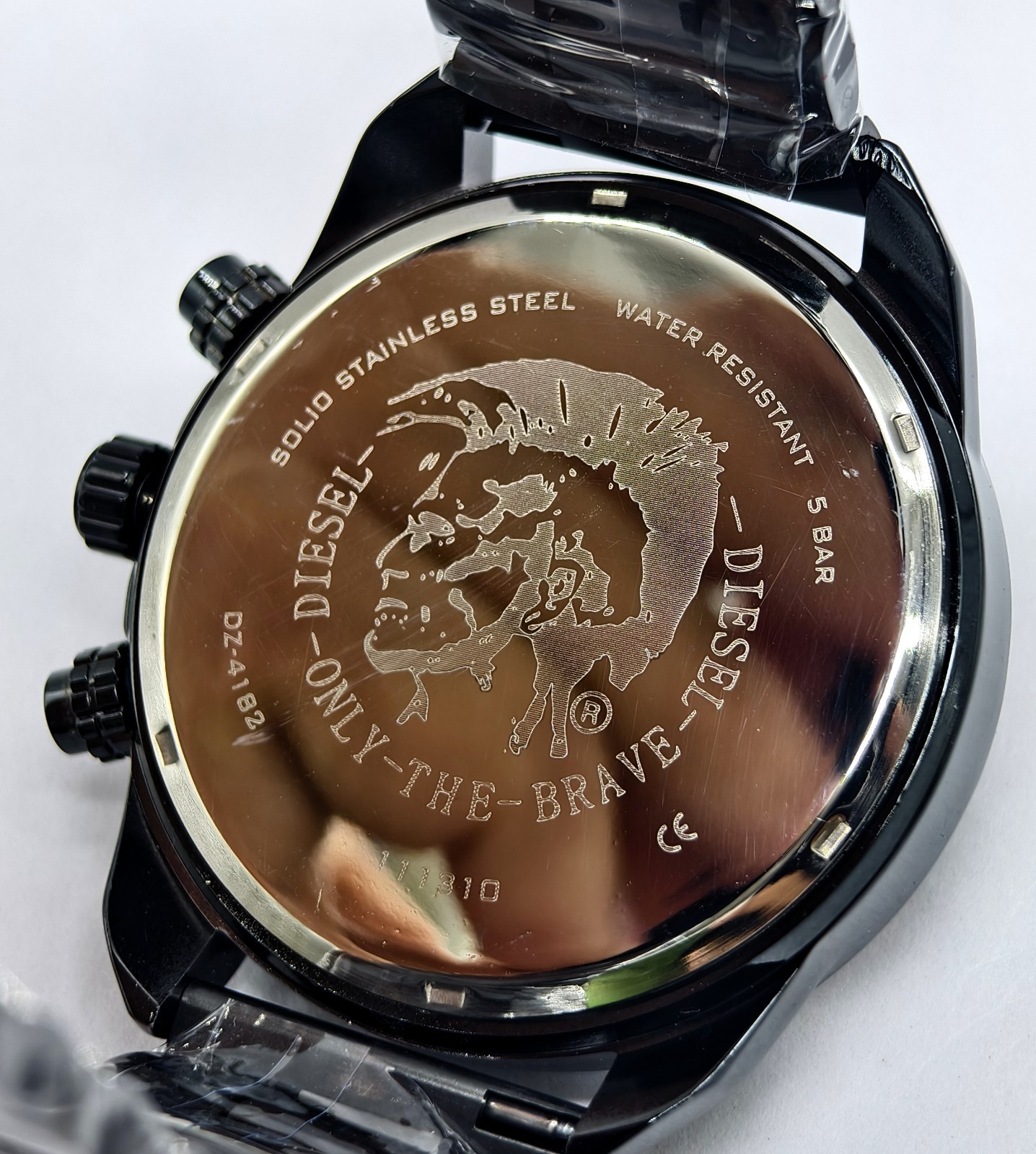 Awesome Diesel Spiker ”ONLY THE BRAVE” Chronograph Quartz Men’s Wrist Watch