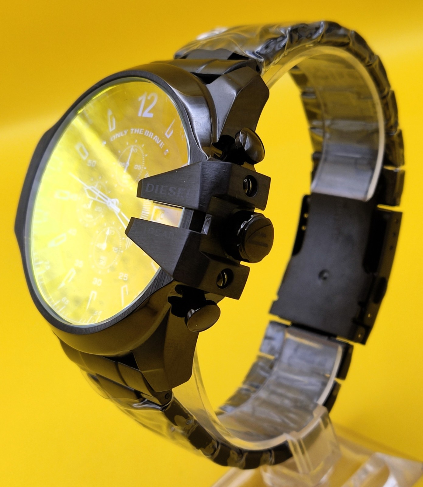 #Refurbished Diesel Only The Brave 10 Bar Black Dial Analog Men’s Wrist Watch