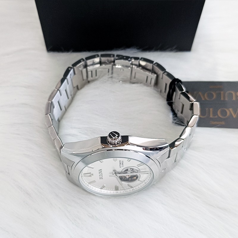 Bulova Classic Surveyor 96A274 White Chronograph Men’s Automatic Watch 42MM New