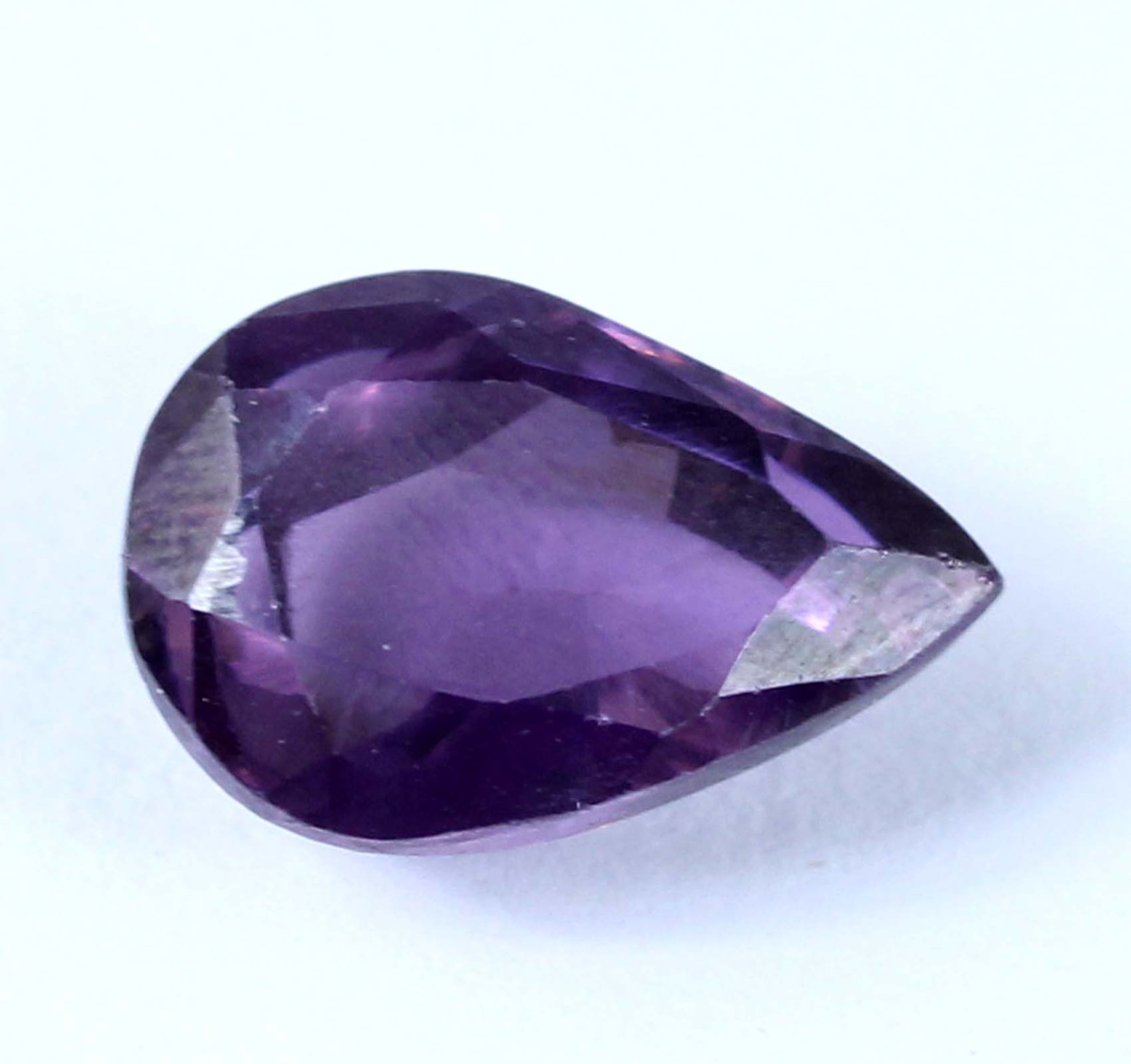10.95 Carat Natural Purple Zircon 13 x 9 mm Pear Cut Gemstone Certified T11608