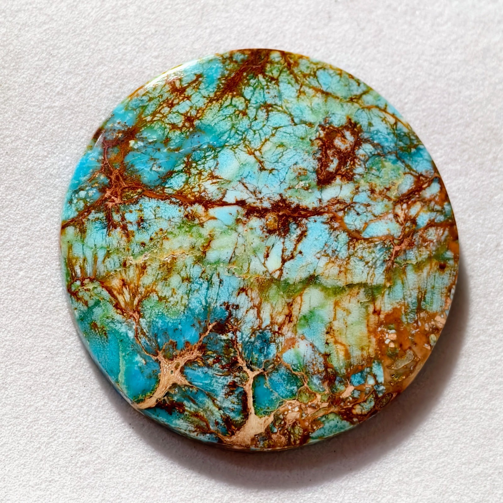 28 Cts Sea Sediment Jasper Cabochon Gemstone For Jewelry 31x31x4.3 MM