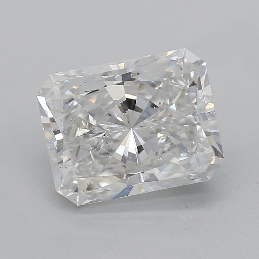 Radiant Cut 1.51 Carat Cert. GIA Natural Mined Diamond Loose F color SI2 clarity