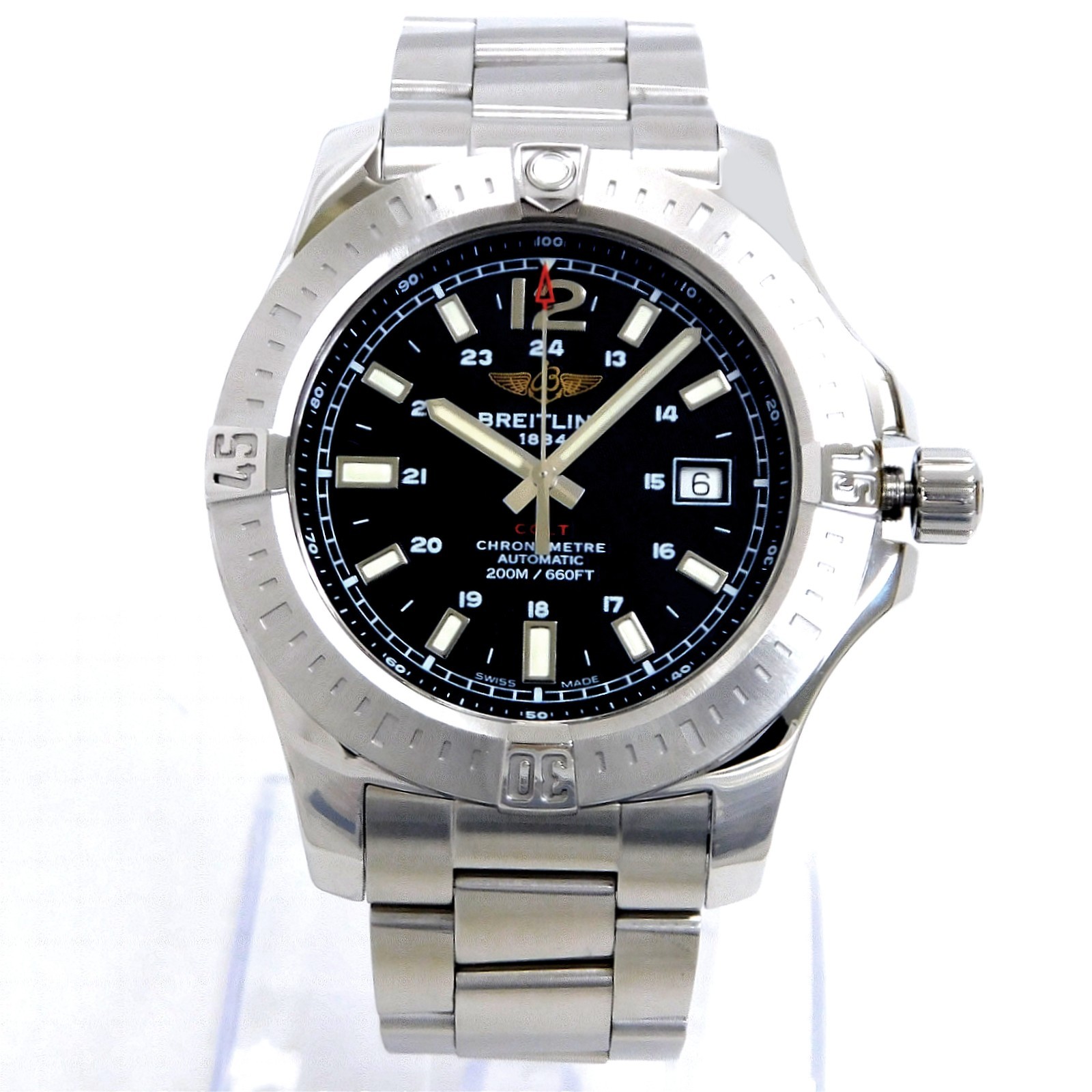 BREITLING Colt A17388 S. Steel Automatic Men’s Watch #1355B