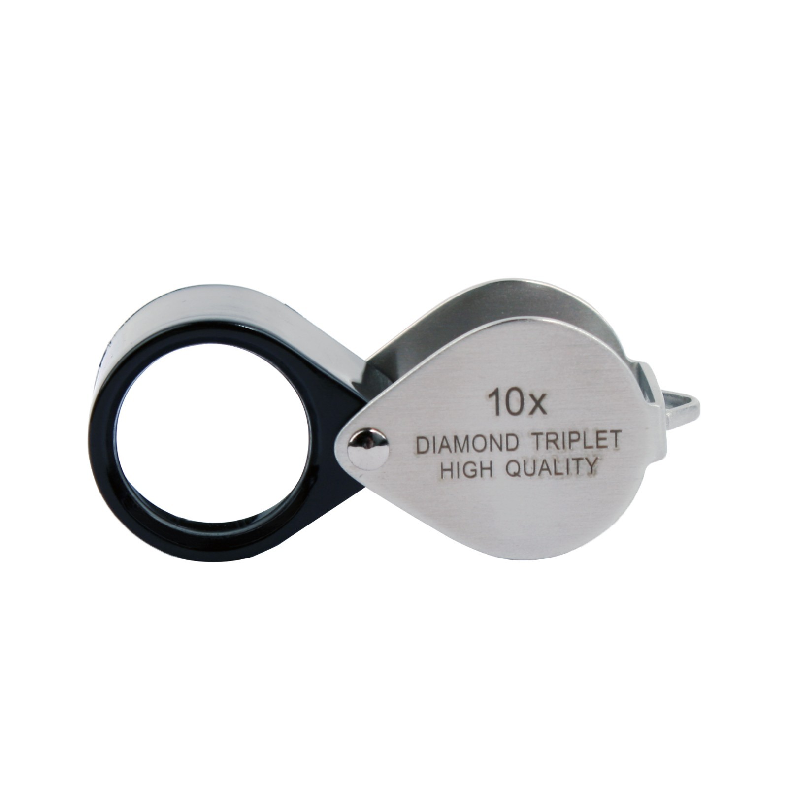 GemTrue Triplet Diamond Loupe 10x – Distortion-Free Jewelry Magnifier DK32001