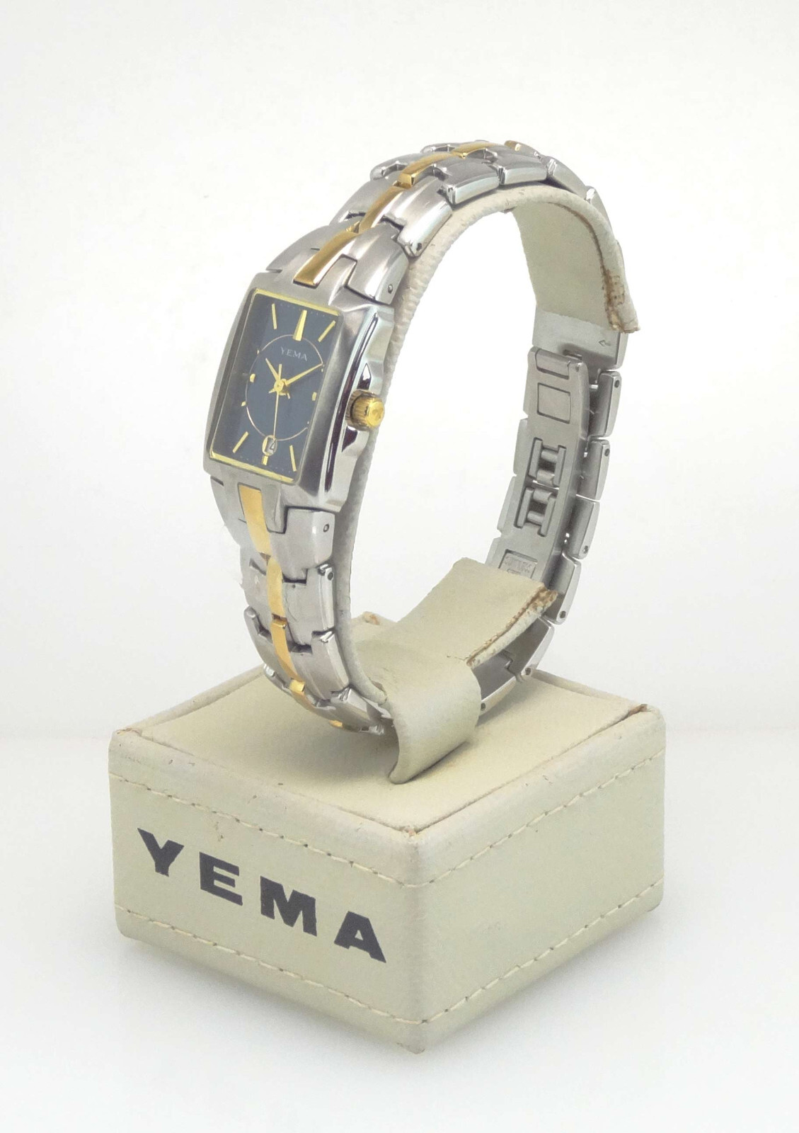 YEMA Paris by Seiko YM 822 Women’s 2-tone Quartz Casual Watch 5ATM *NEW VINTAGE