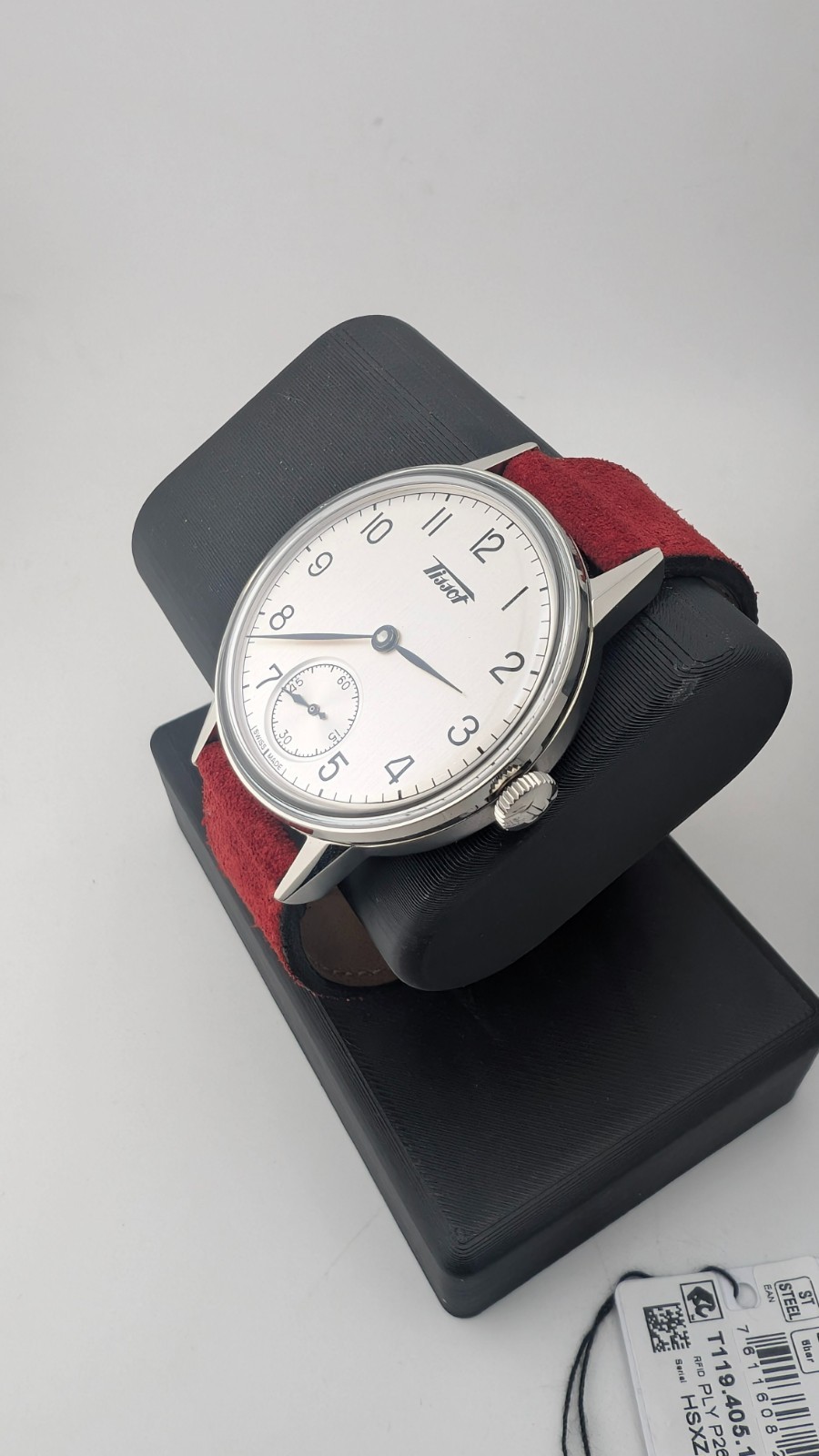 Tissot Heritage Petite Seconde White/sil Dial Leather Strap Watch T1194051603700