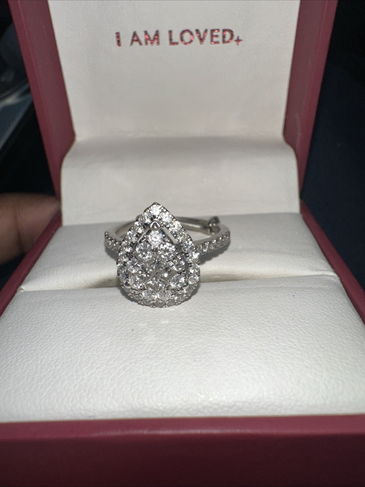 Diamond Engagement Ring in 1OK White Gold