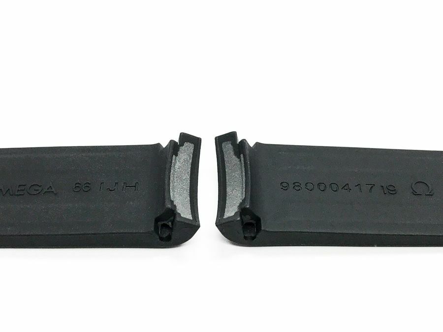 Replacement Omega Speedmaster Racing Black and Yellow 19mm Rubber Watch Band