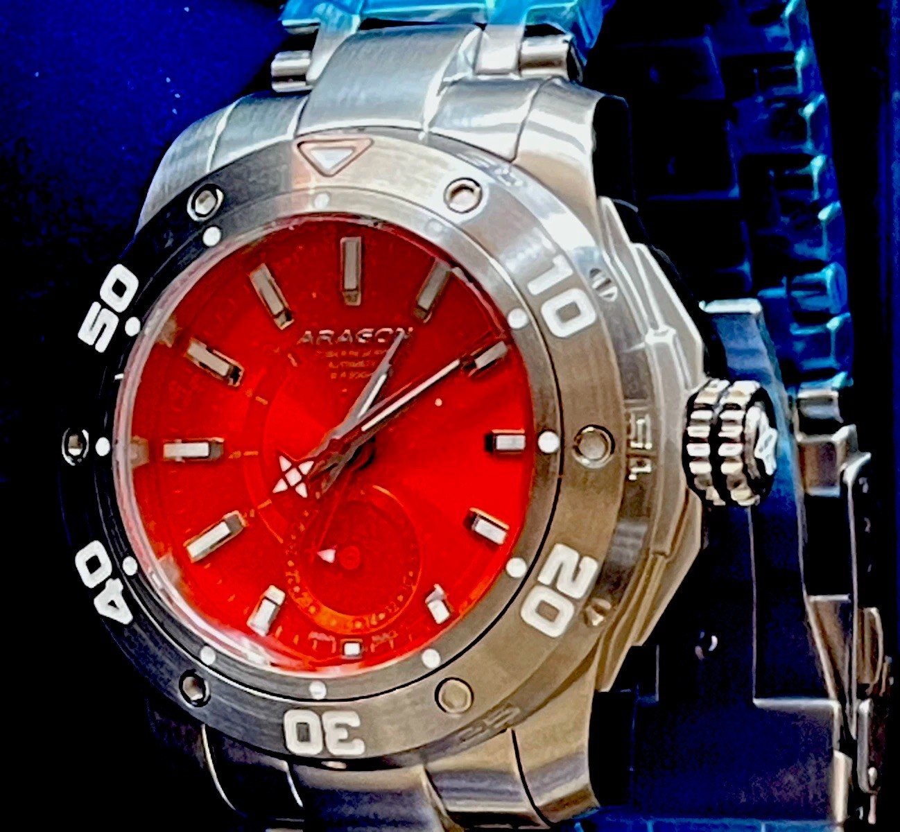 ARAGON A344ORG Super Jet NE57 Power Reserve 29 Jewels Automatic 44mm
