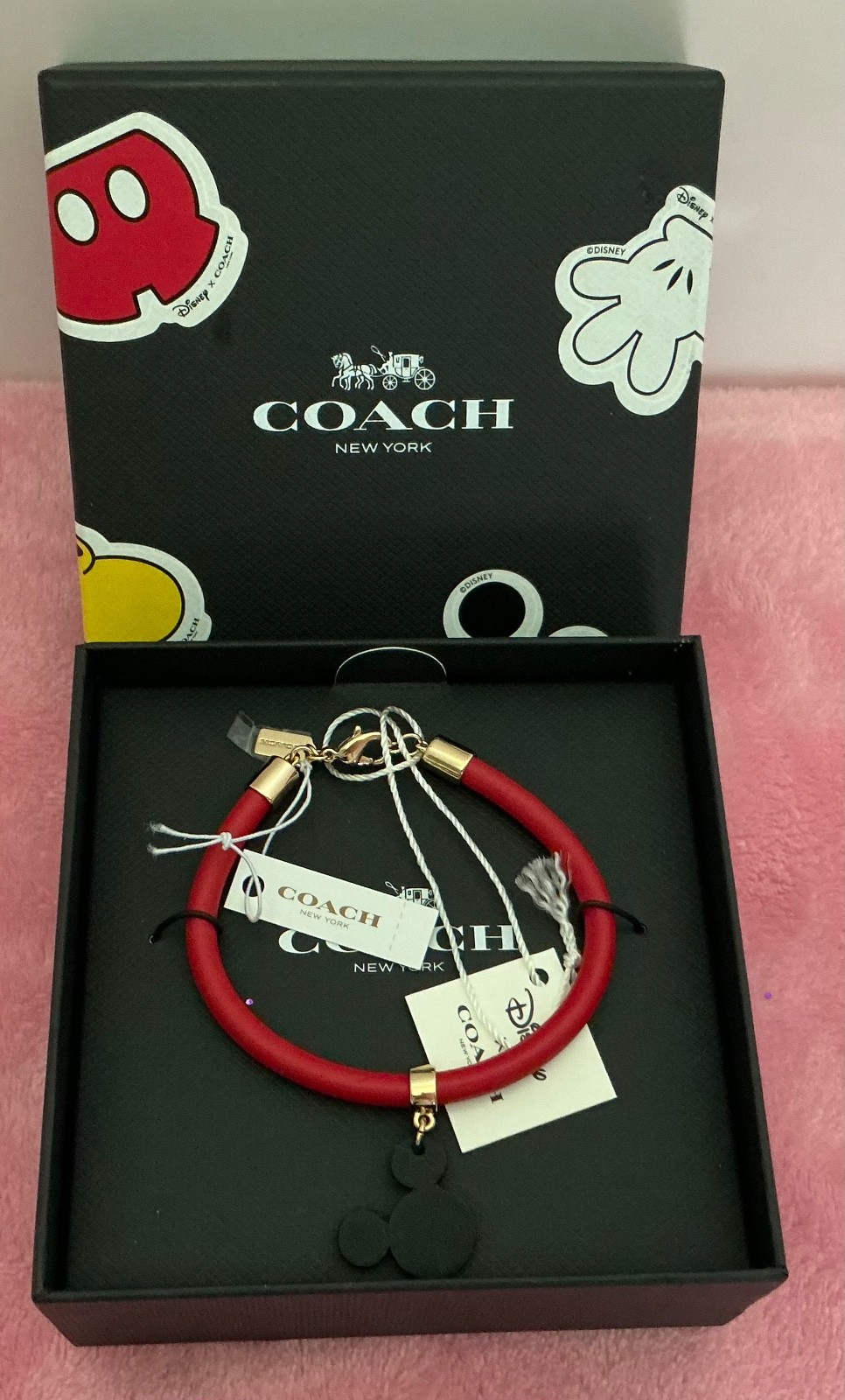 COACH x DISNEY Mickey Mouse Charm Body Part Bracelet – New