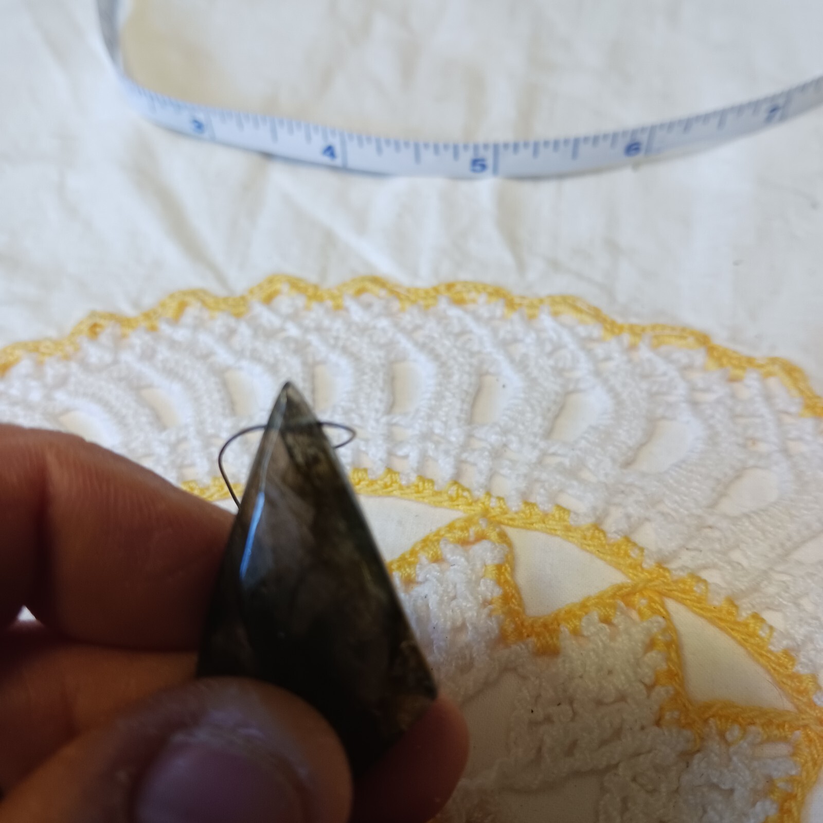AAA Labradorite 35 Mm Faceted Kite Pendant Bead 7/8″ W x 1 1/2″ L x 3/8″ Thick