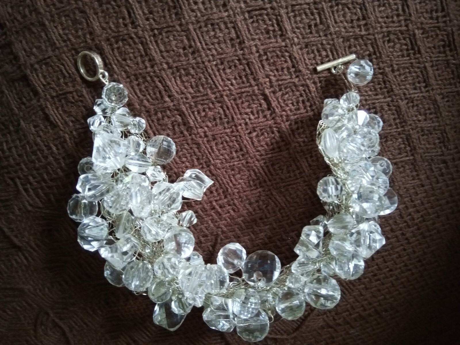 Silver Clear Crystal Wedding Bracelet Left and Right Hand Style HL-1194 RRP £129