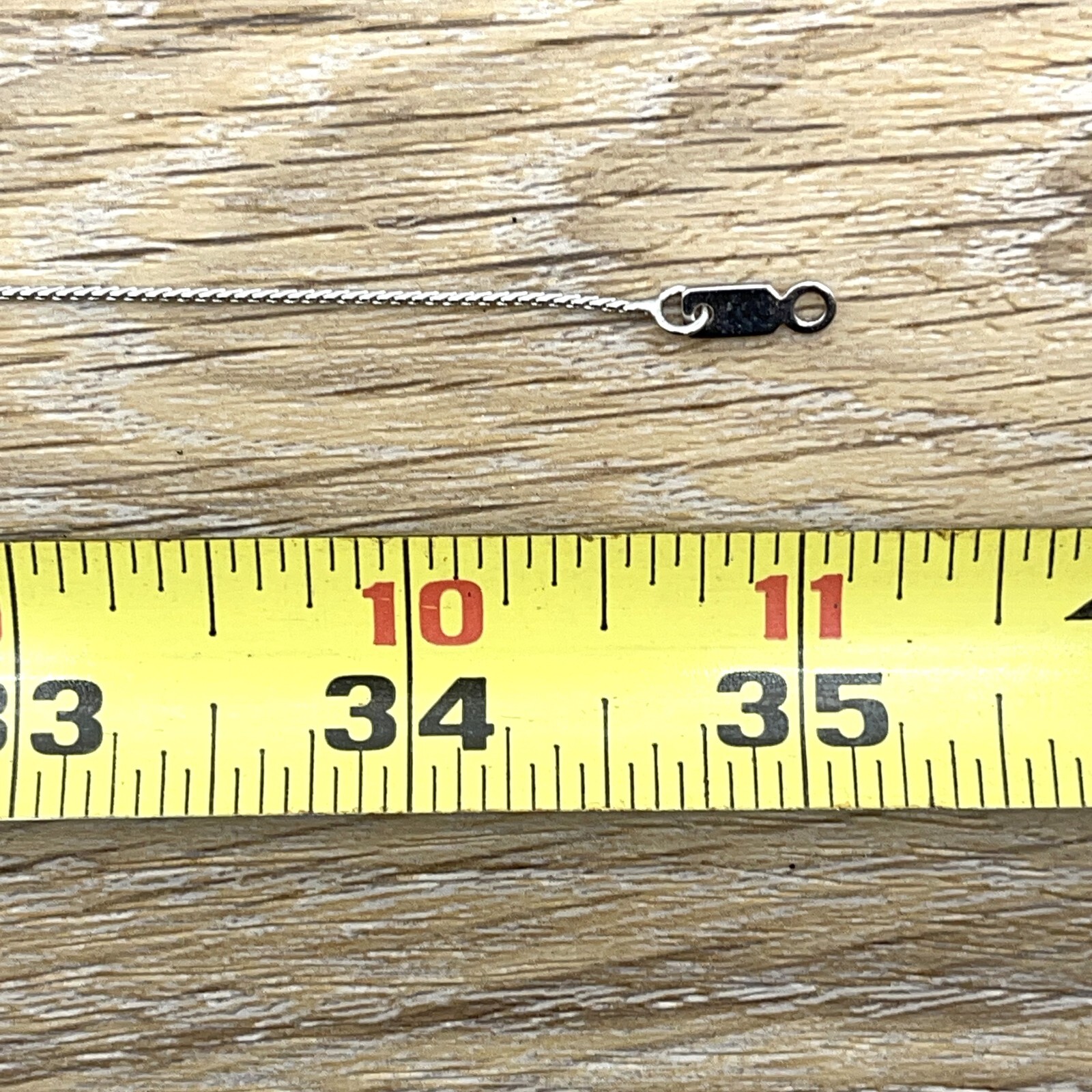 Long Silver Tone Station Necklace Clear & Black Crystal Glass Beads Snake Chain