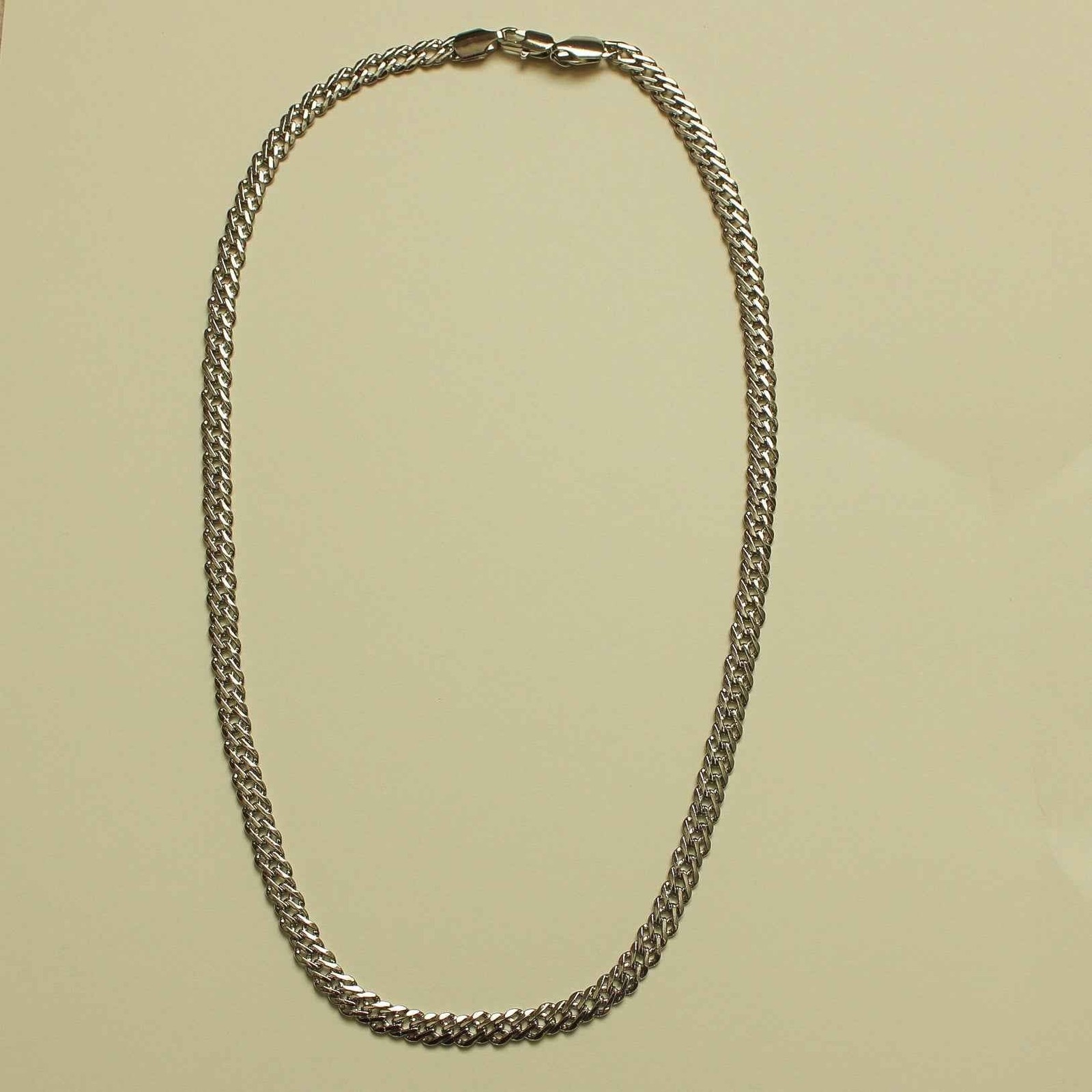 Chunky Double Link Curb Chain Necklace