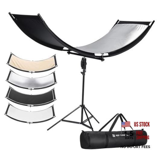 U-Shape Reflector Curved Reflector 180x60cm with 4-in-1 70.8*23.6inch
