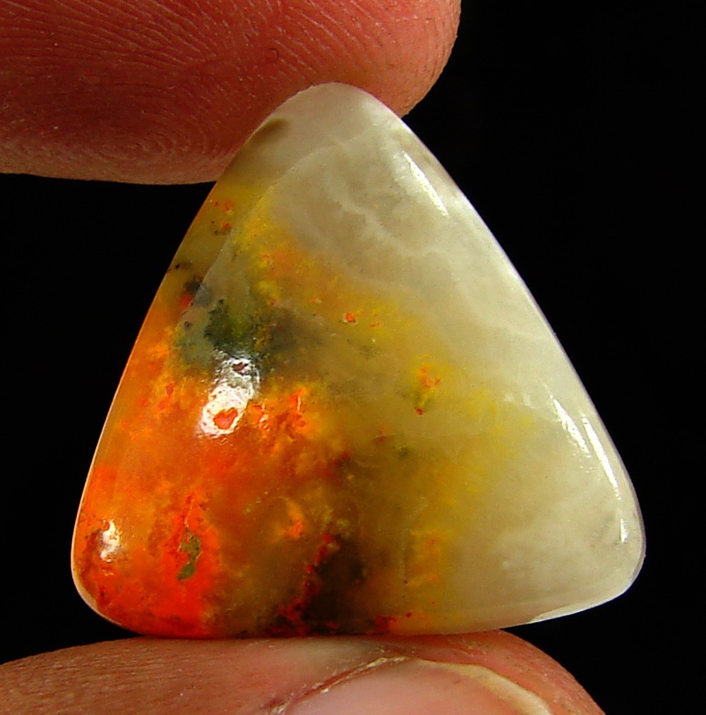 14.85 Ct Natural Bumble Bee Jasper Loose Gemstone Cabochon Wire Wrap Stone-29070