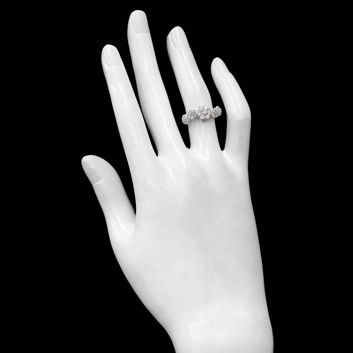 Ponte Vecchio Diamond 0.82ct Ring Pt Platinum Size5.5-5.75(US) 90303697