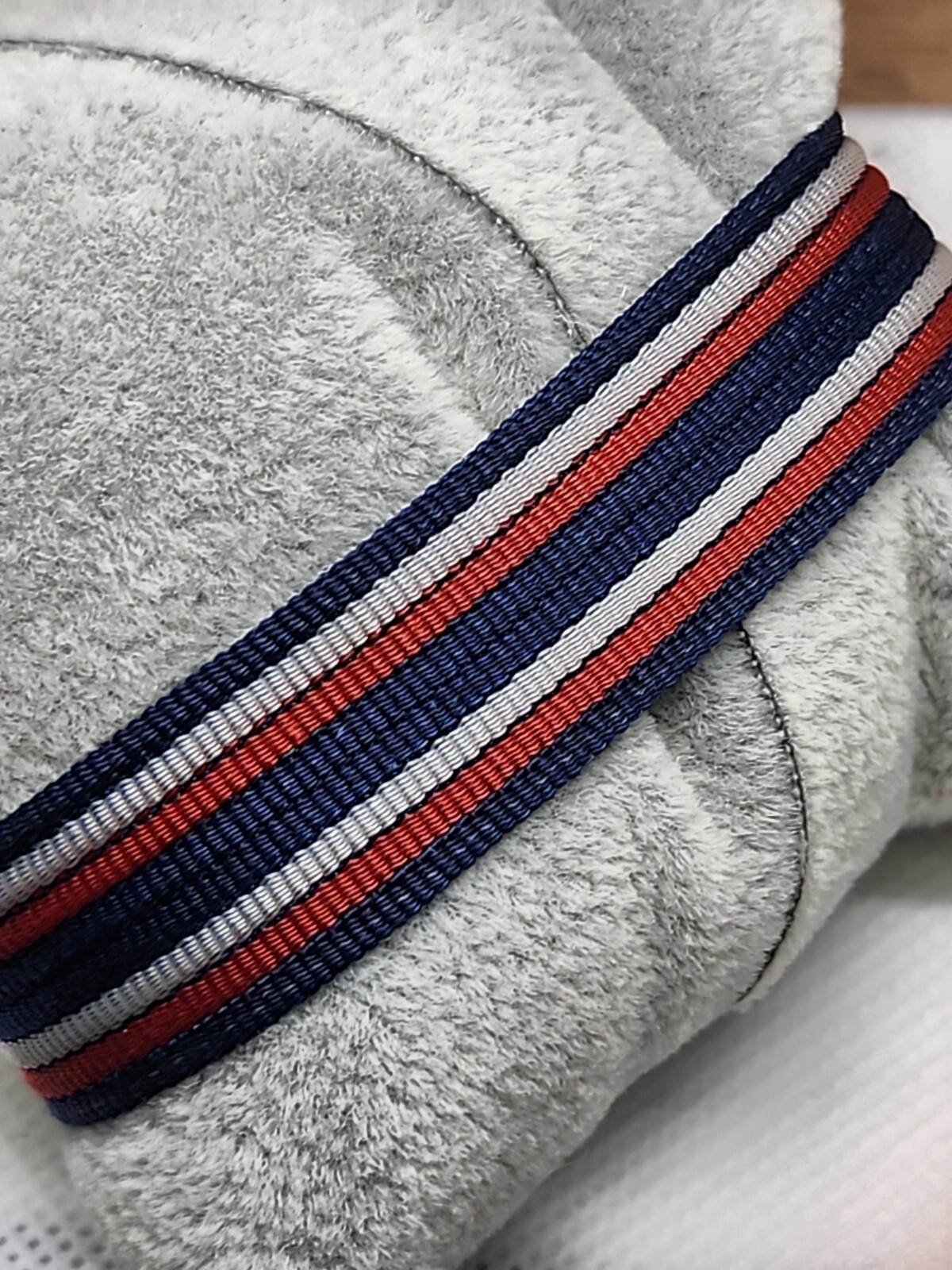 1960’s-1970’s NOS 16mm Red, Wh, Blue Nylon Thread Thru Military Style Watch Band