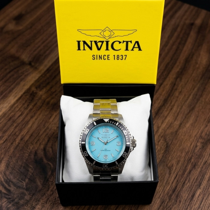 Invicta Specialty Men’s Watch 40mm Steel 69483 Baby Blue Dial NEW