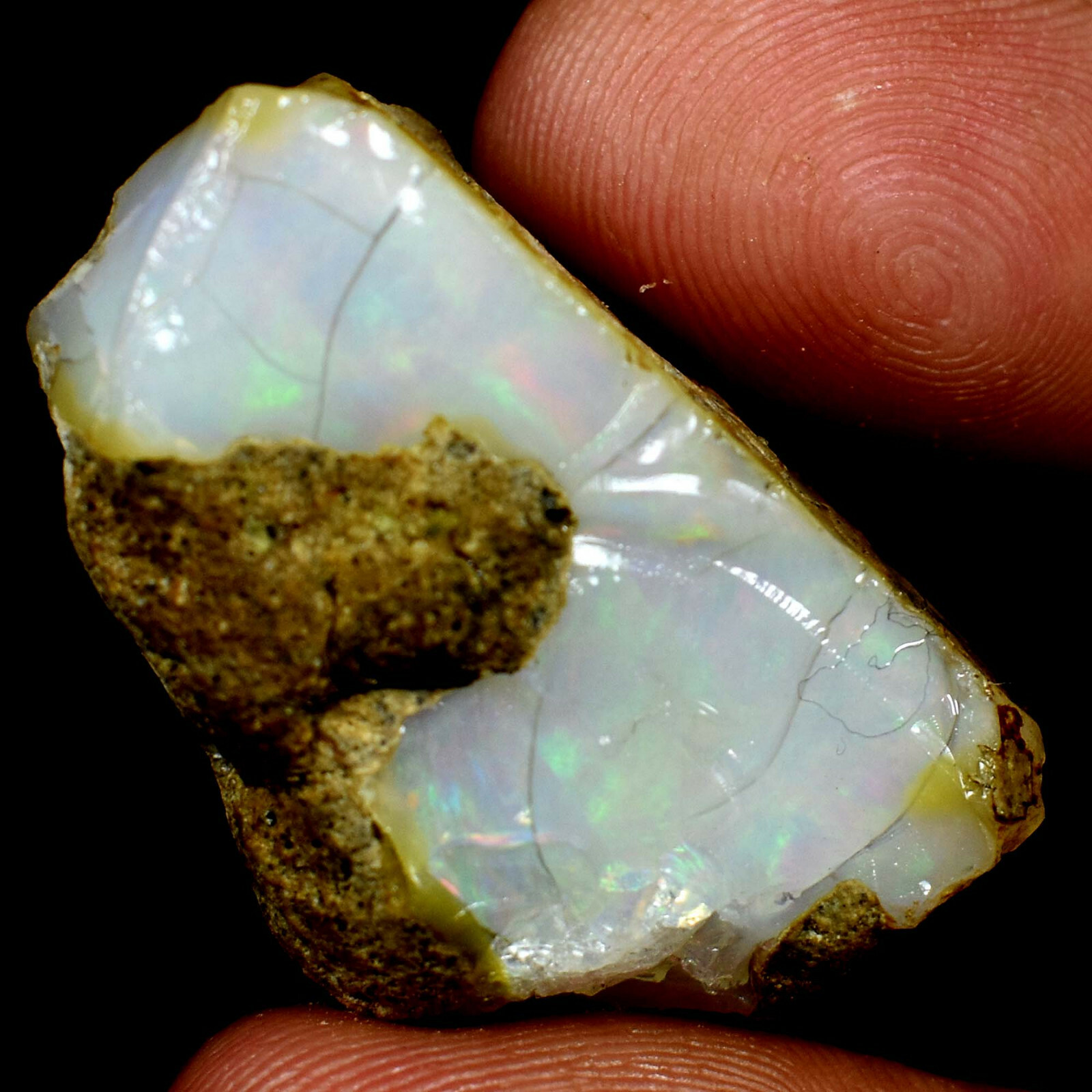 Ethiopian Fire Opal Rough 100% Natural Loose Gemstones 51.40Cts.