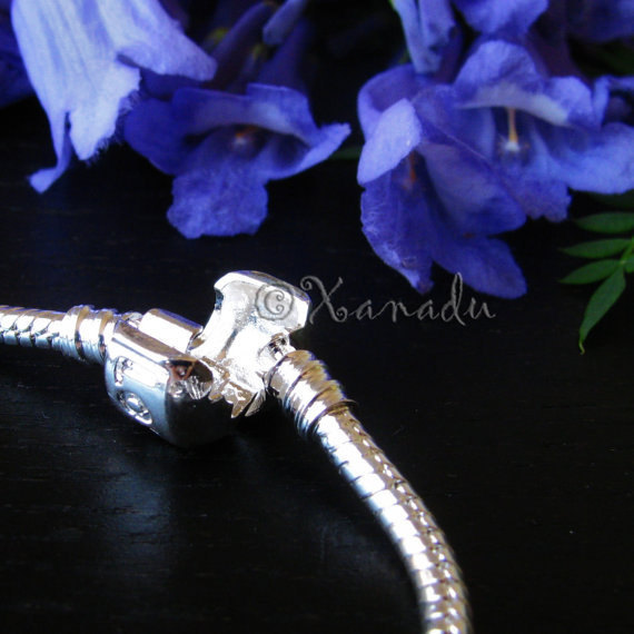 1PC 5.9in 15cm Child Size European Style Bracelet Chain For European Charm Beads