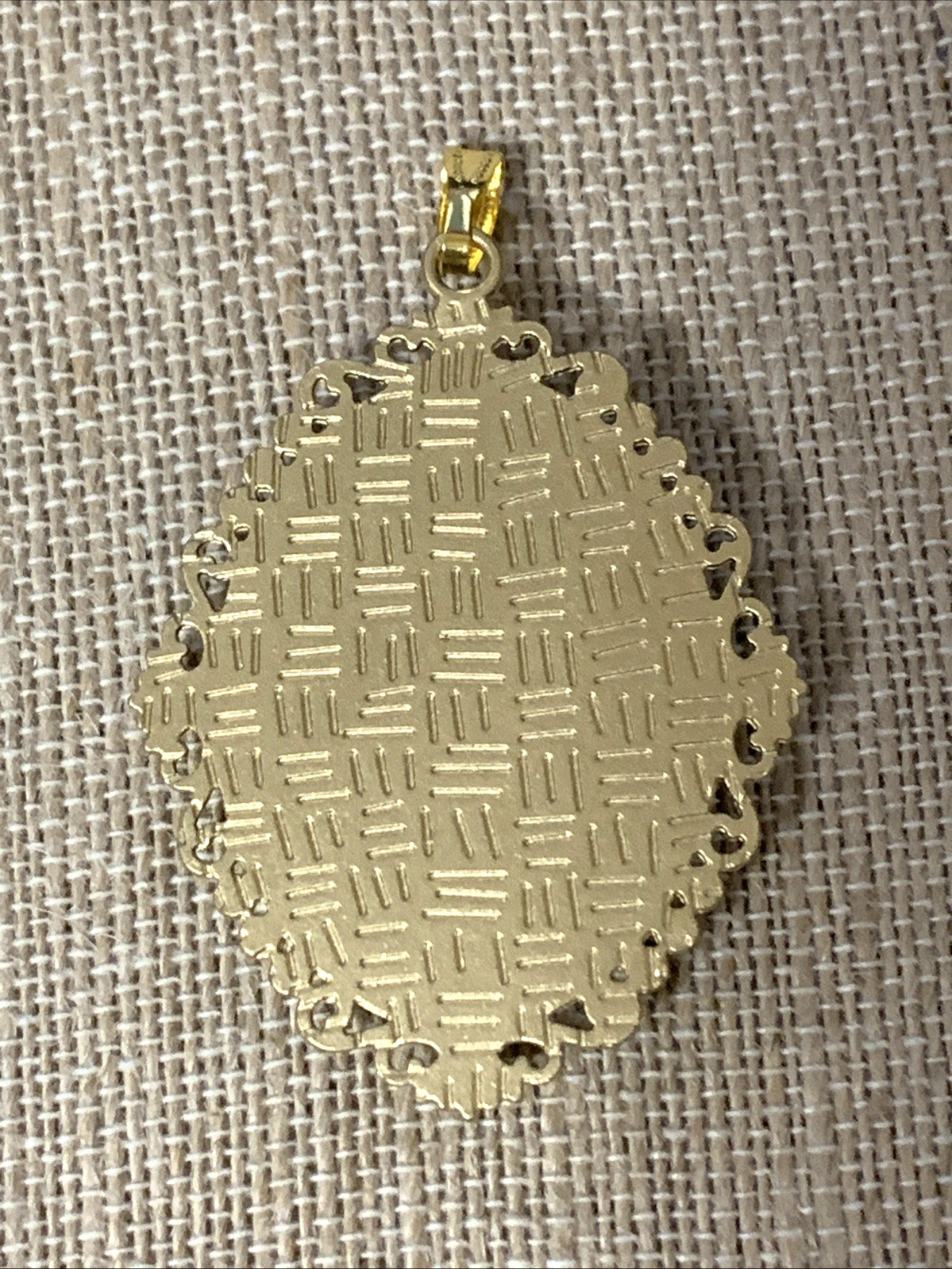 NEW ITEM*(LAST ONE) LARGE-EXQUISITE VINTAGE ZODIAC PENDANT-*SAGITTARIUS*-carn. g