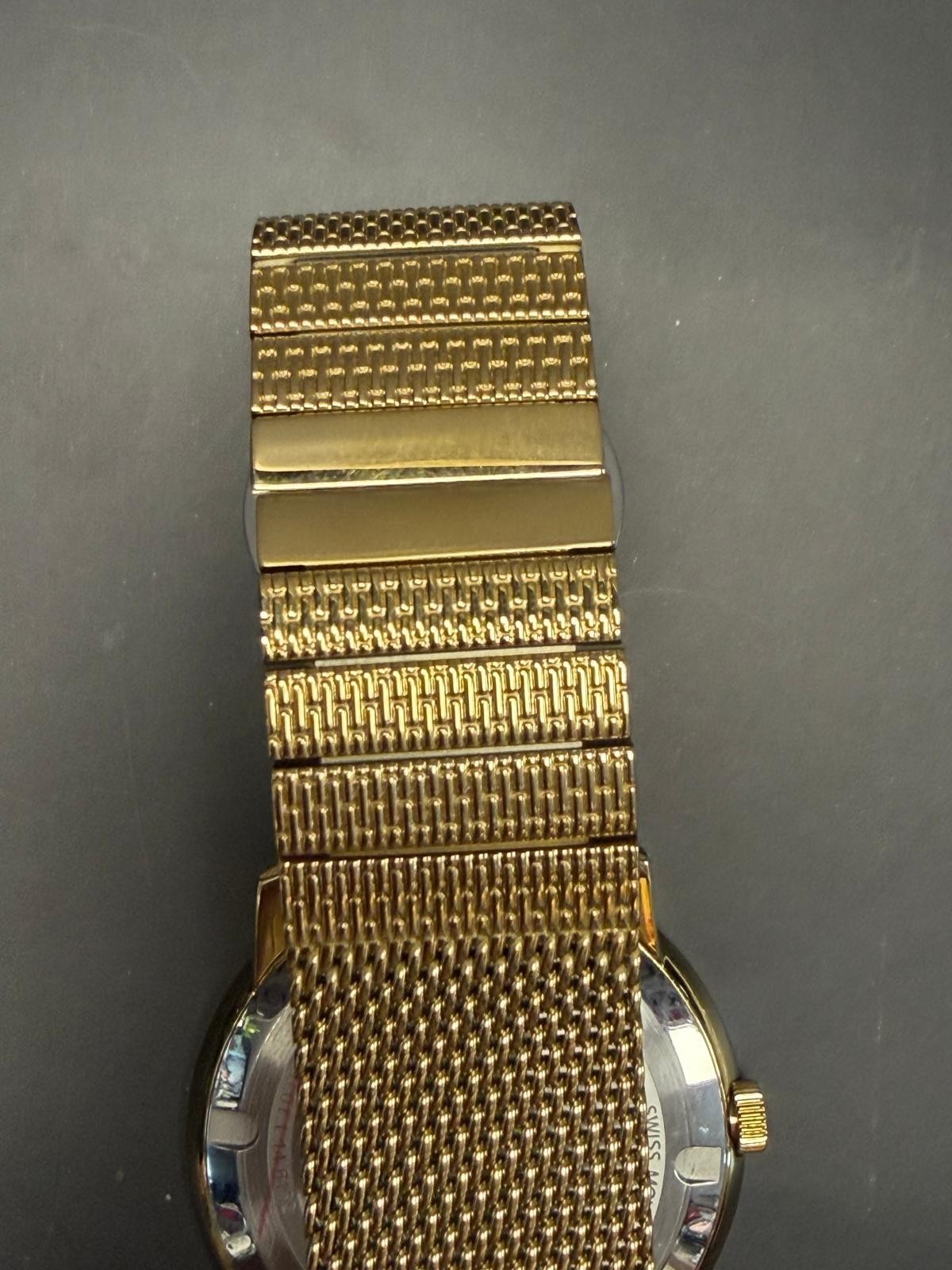Movado BOLD Men’s Gold Stainless Steel 44mm Swiss Made Watch 3600460