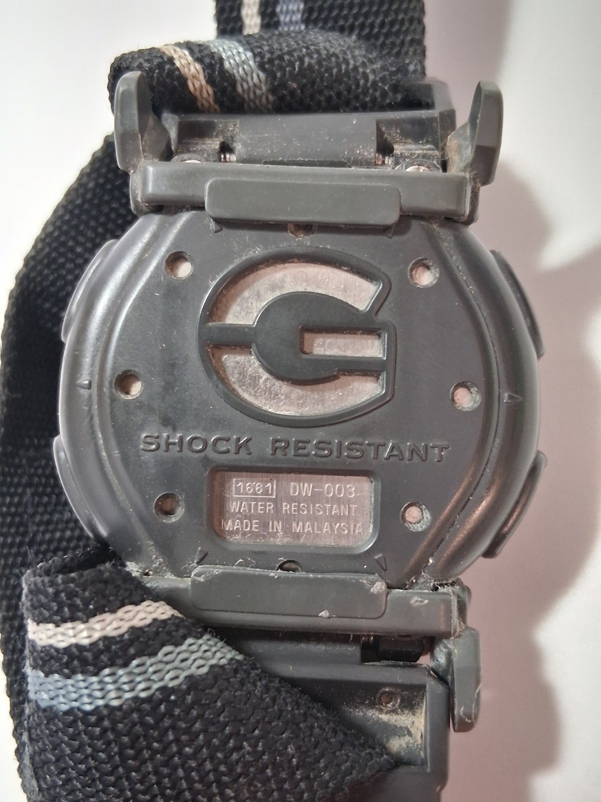 Casio G-shock DW-003H-4 Watch Water resistant Tough Label 1997 model