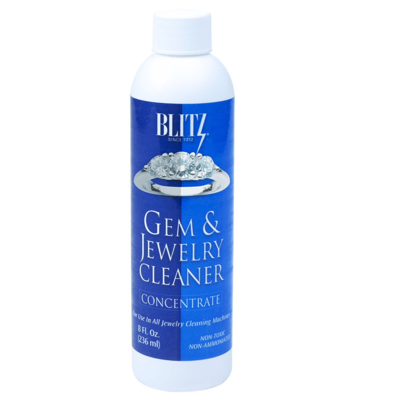 Blitz Gem & Jewelry Liquid Cleaner Concentrate – 8oz