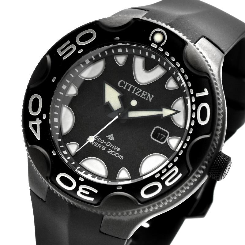 CITIZEN PROMASTER MARINE BN0235-01E Eco-Drive Diver’s Watch 200m Orca Black