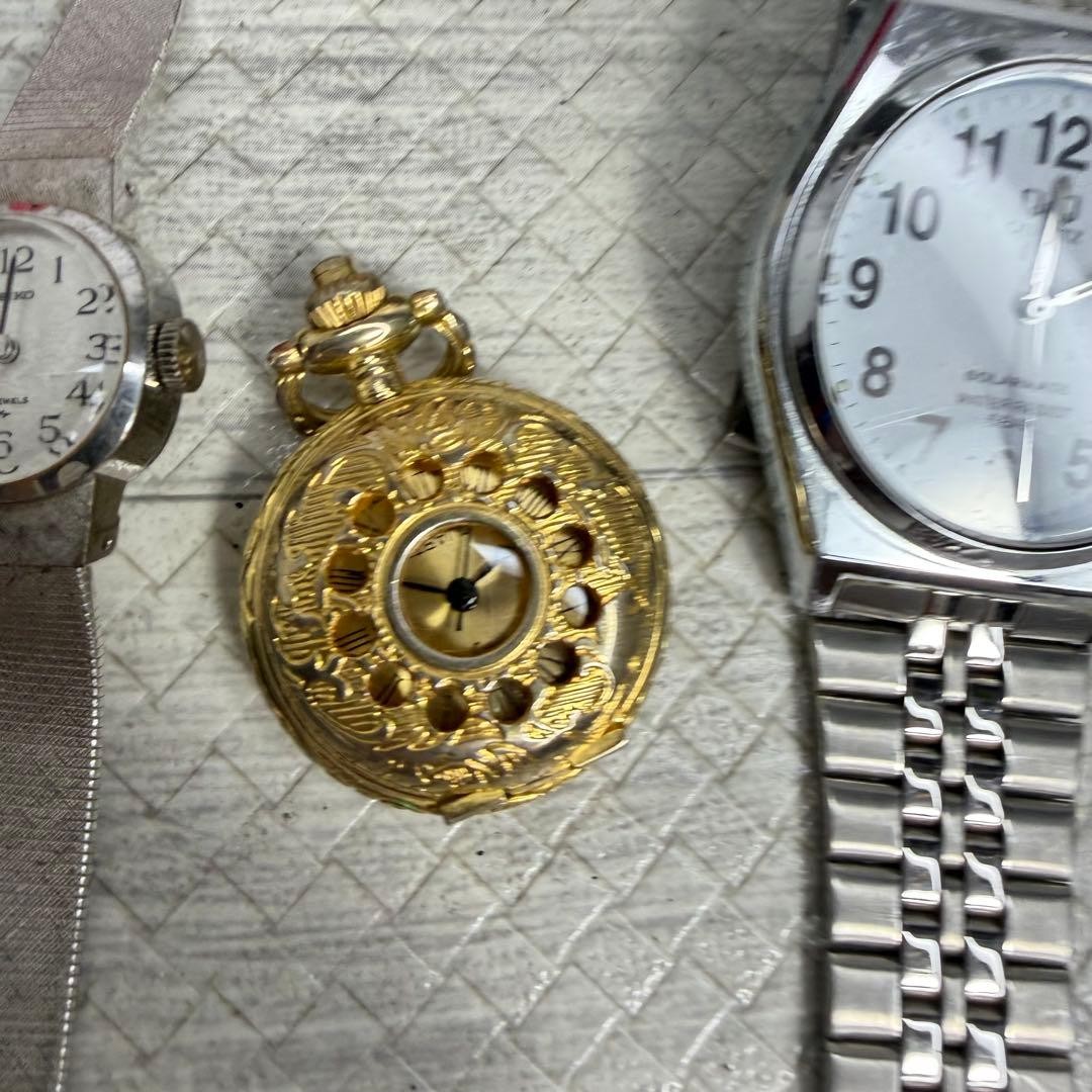 10 non-working watches bundle, management number 9, including Seiko, Citizen, et