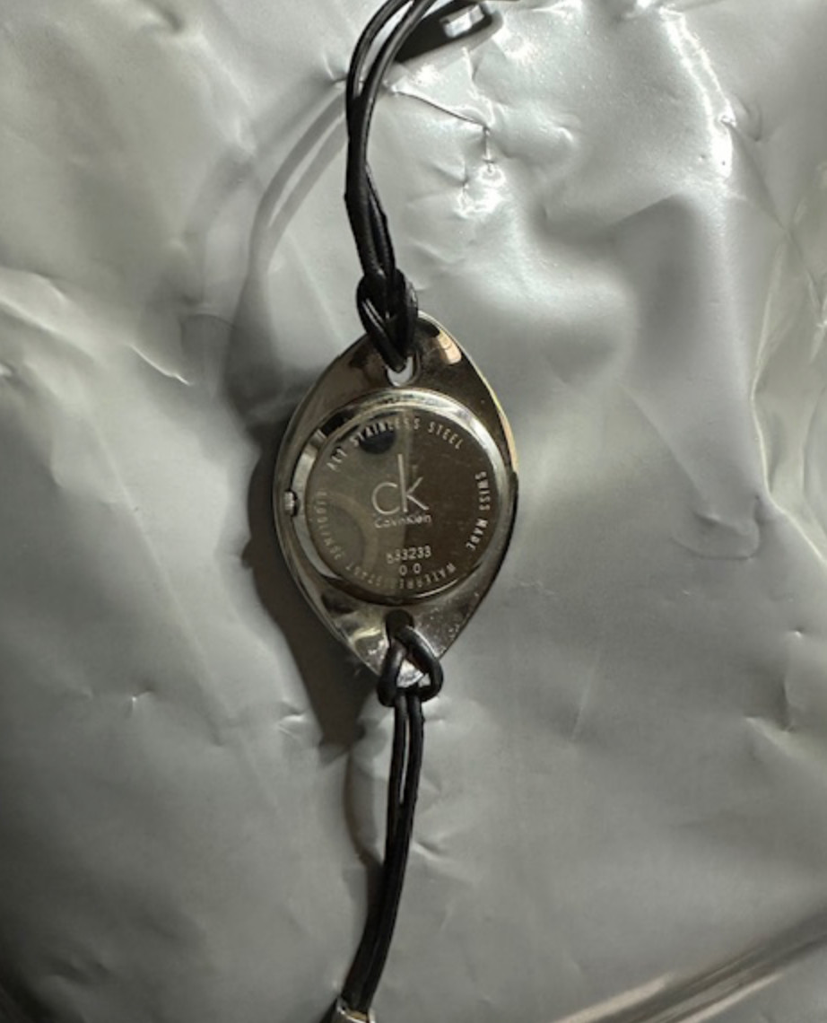 Calvin Klein K33234 Black Suspension Watch Original Leather Strap Bracelet