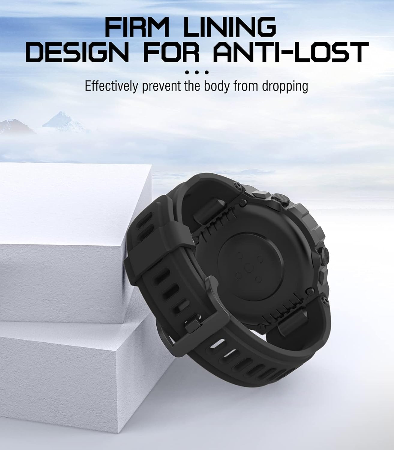 Watch Band Compatible with Amazfit T-Rex/T-Rex Pro Smartwatch, Soft
