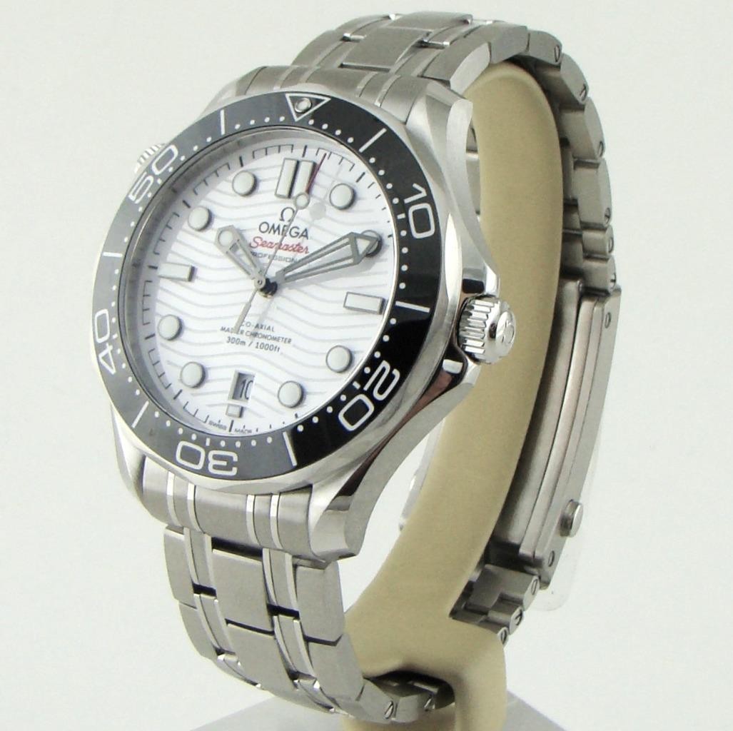 Omega White Dial Seamaster Chronometer Diver 300m 210.30.42.20.04.001 Warranty