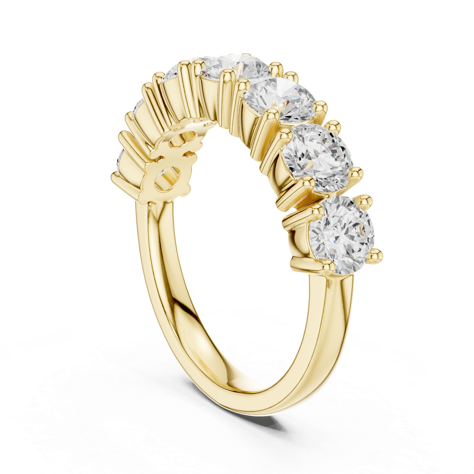 Certified 2.1 Ct VVS1 Natural Diamond Ring Elegant Premium Jewelry 14K Gold Over