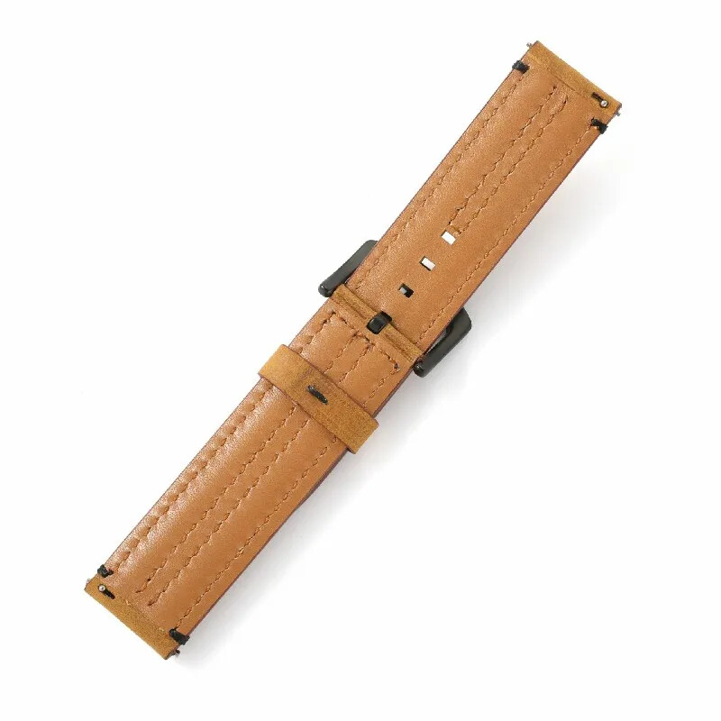 Cow Leather Watch Strap 20mm 22 24mm Stitching Watch Band Vintage Wristband Belt