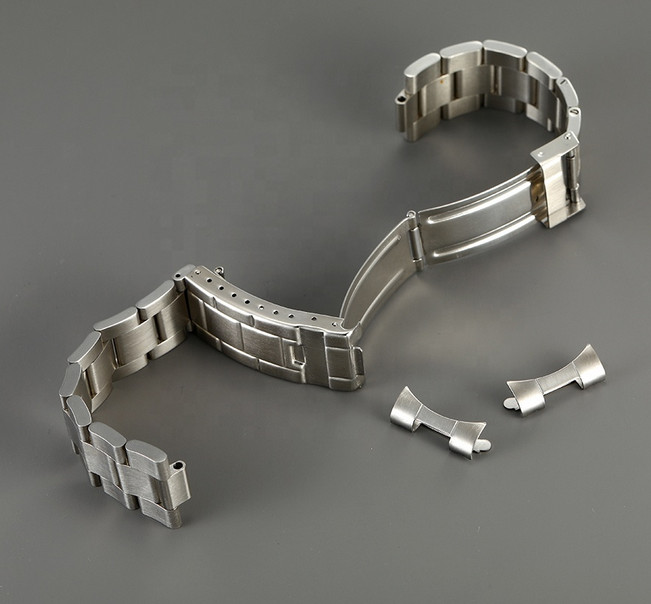 316L OYSTER BRACELET +SCREWS STAINLESS STEEL FOR ROLEX SUBMARINER 20MM FLIP LOCK