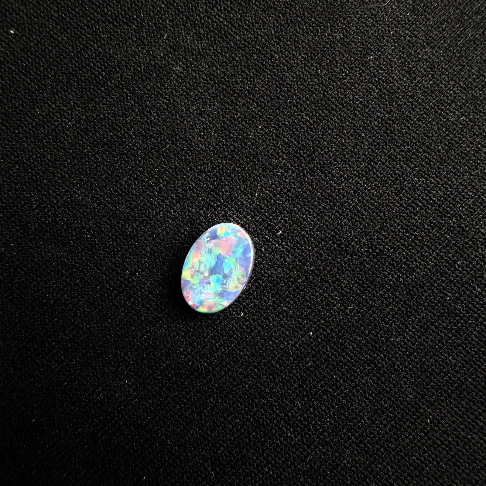 1.16ct Gem Grade Australian Opal Doublet – Rainbow Fire | Intense Play-of-Color