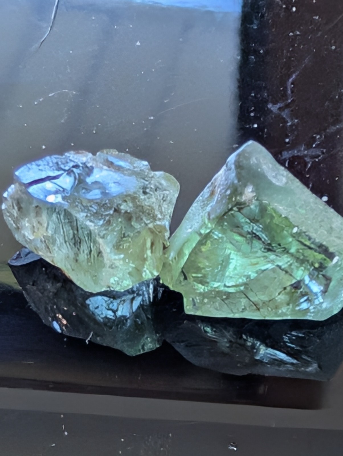 USA Seller 10.00 ct Cut to IF Rutilated peridot rutile facet rough gemstone