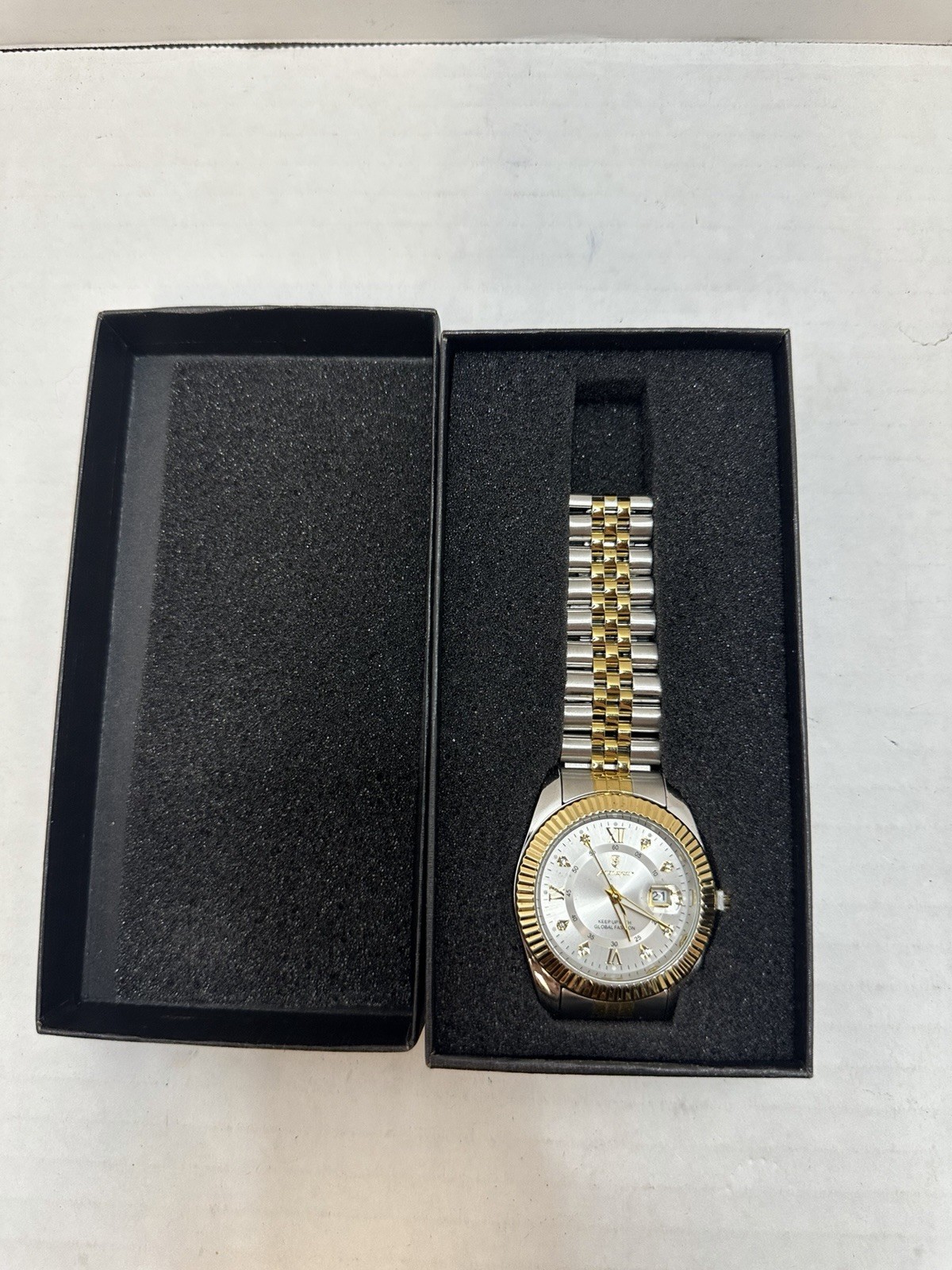 Poedagar classic luxury low-key business quartz men’s watch