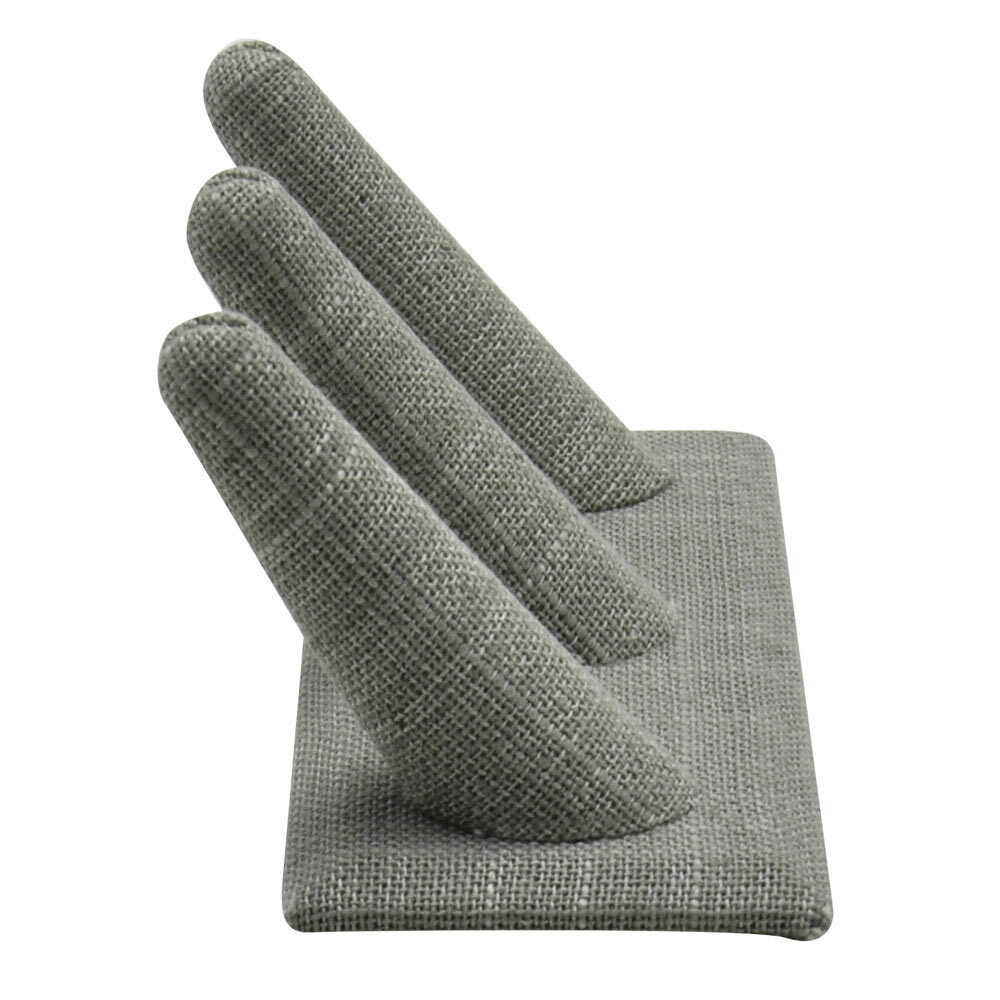 Grey Finger Ring Display Stand Jewelry Ring Display Countertop Display Showcase
