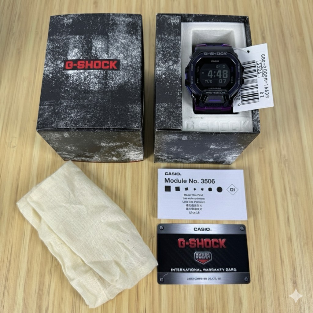 Casio G-Shock G- Squad Bluetooth Step Tracker GBD-200SM Series (Brand New)