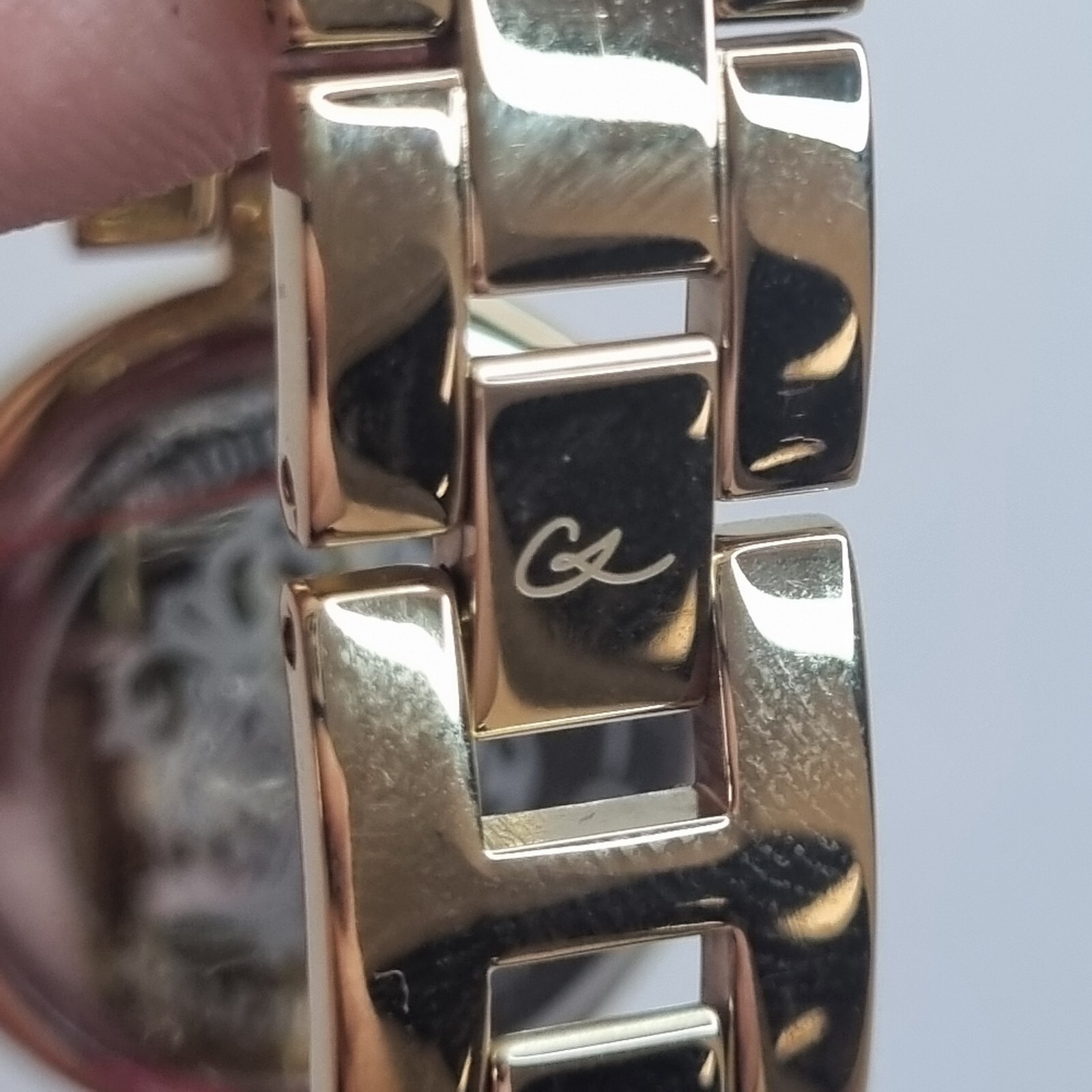 Christian Lacroix Gold & Floral Ladies Wrist Watch New Old Stock N°8010103
