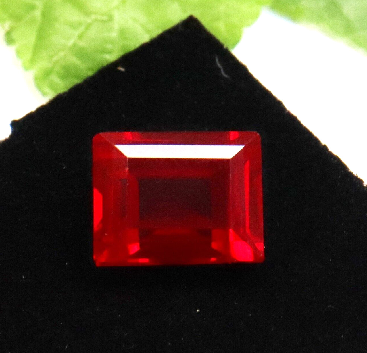10 -12 CT BURMA Pigeon Blood Red Ruby Certified Loose Gemstone Princess Cut