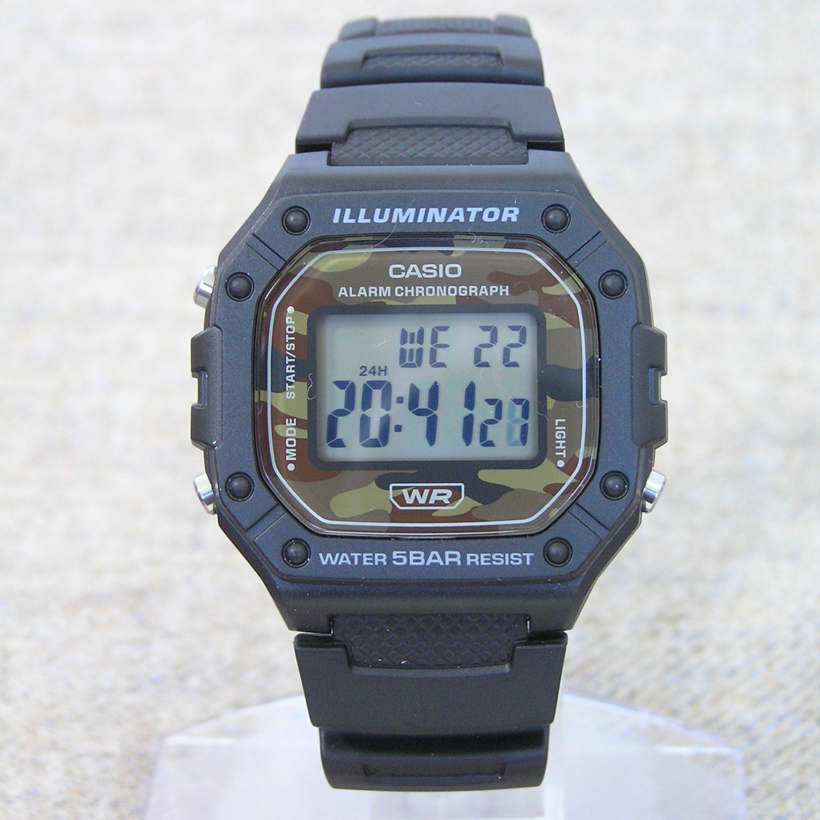 UK STOCK CASIO W-218H-5BJF Japan Exclusive Digital Watch Classic Imported Model