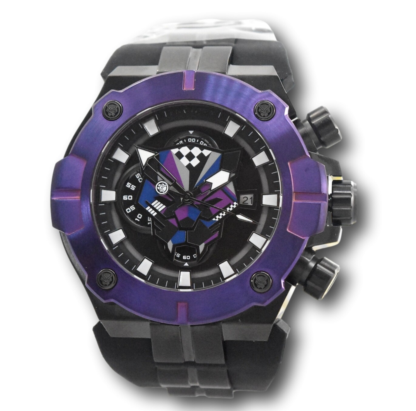 Invicta Marvel Black Panther Men’s 52mm Limited Chronograph Watch 36356 RARE