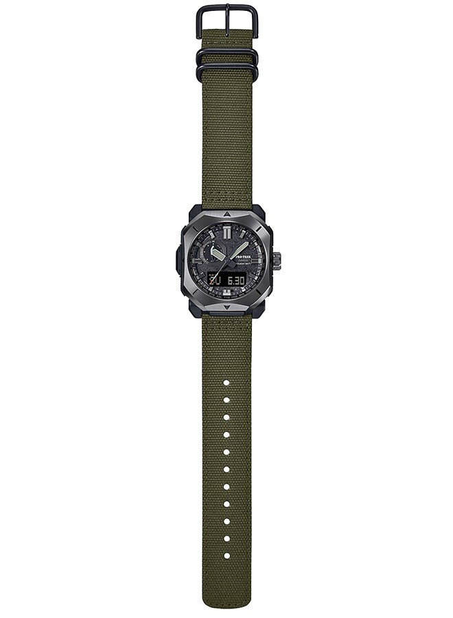 CASIO PRO TREK PRW-6900YB-3JF CORDURA Band Radio Solar Digital Men Watch Gift